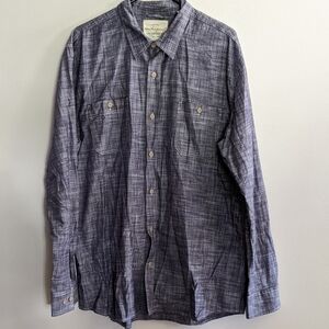 Weatherproof vintage chambray casual button down shirt x-Large